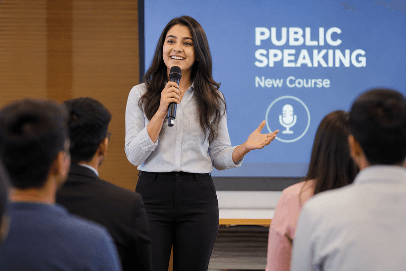 New Public speaking course