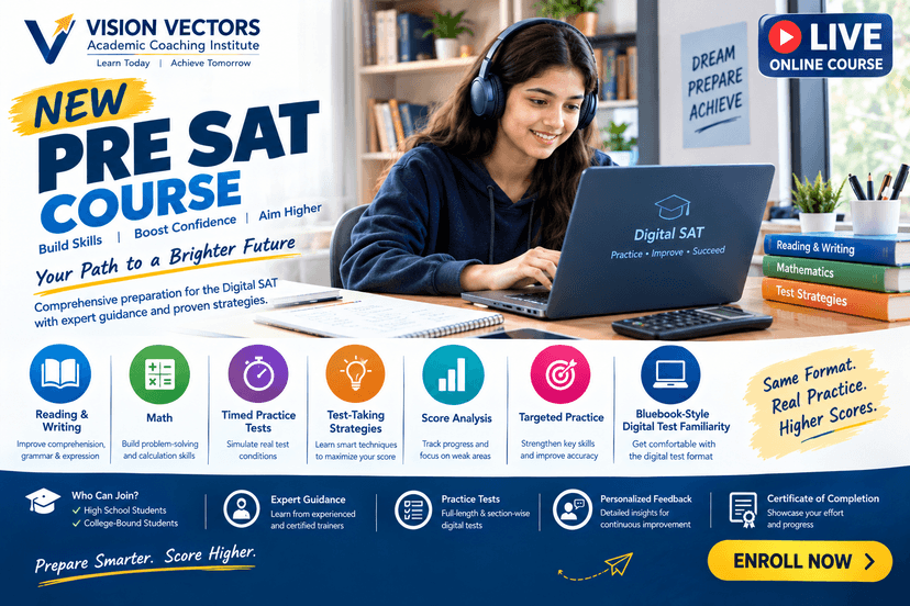 New Pre SAT course