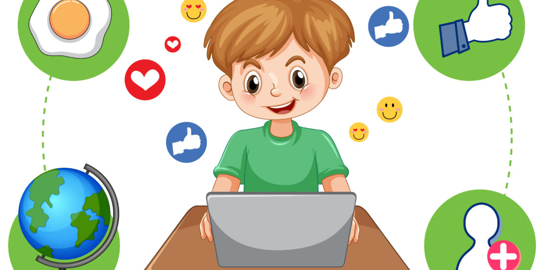Parent helping child build learning habits with Infyni live classes