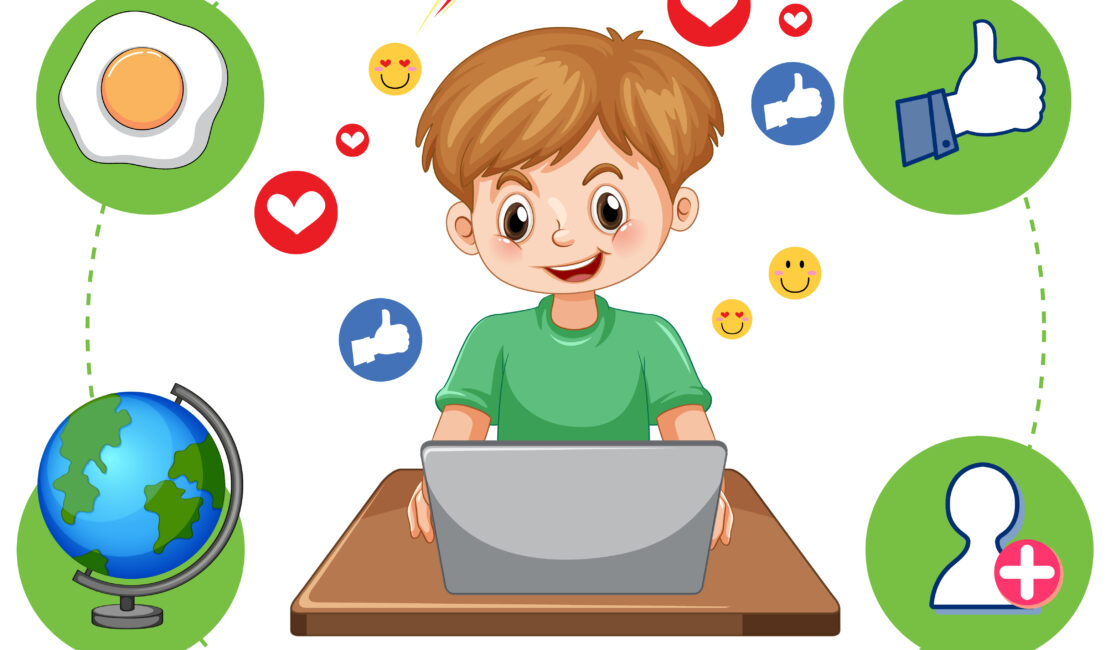 Parent helping child build learning habits with Infyni live classes